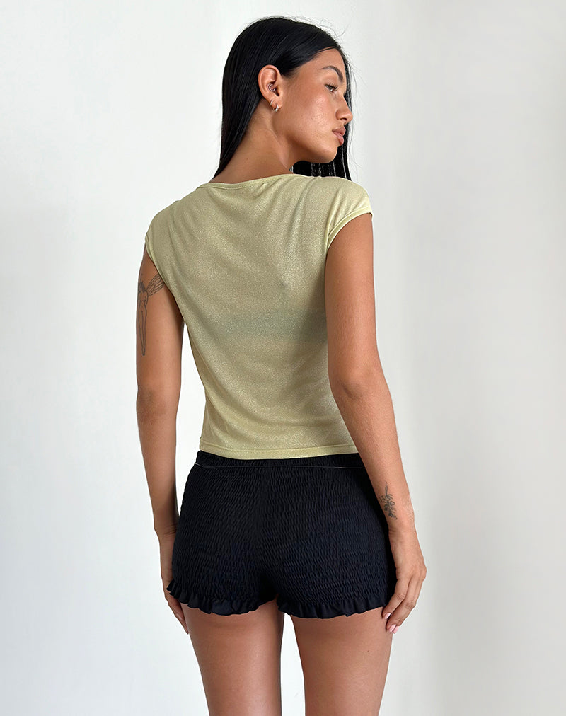 Afbeelding van Bentley Top in Yellow Shimmer