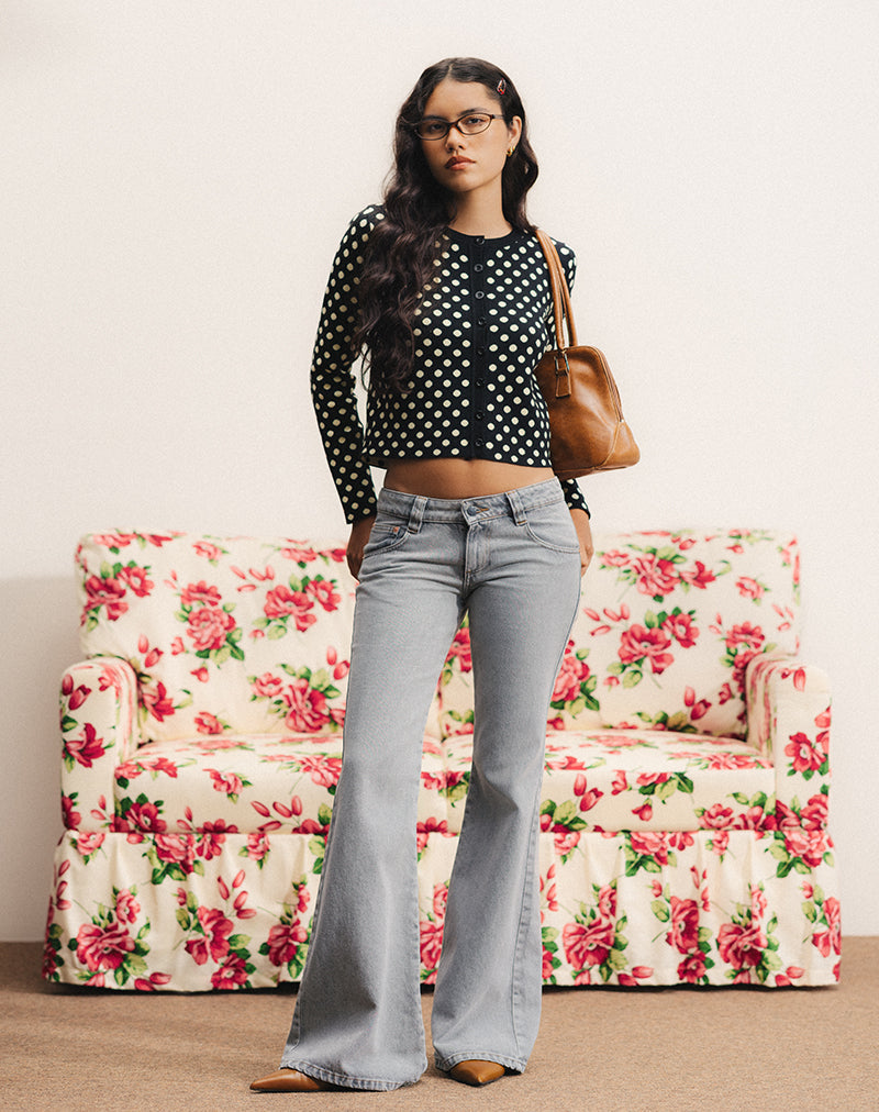 Afbeelding van Bhavina Vest in Mono Polka
