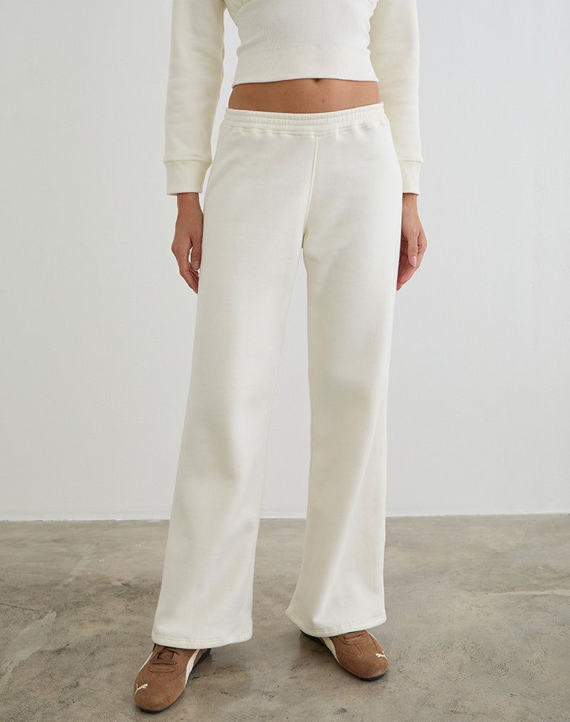 Afbeelding van Cille Loose Jogger in fleece Winter White