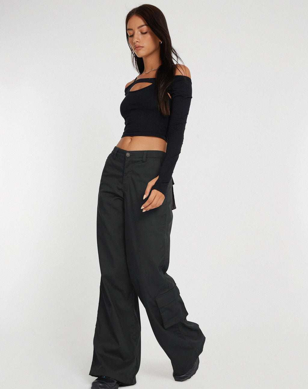 Blair Cargo Broek in Donkergrijs