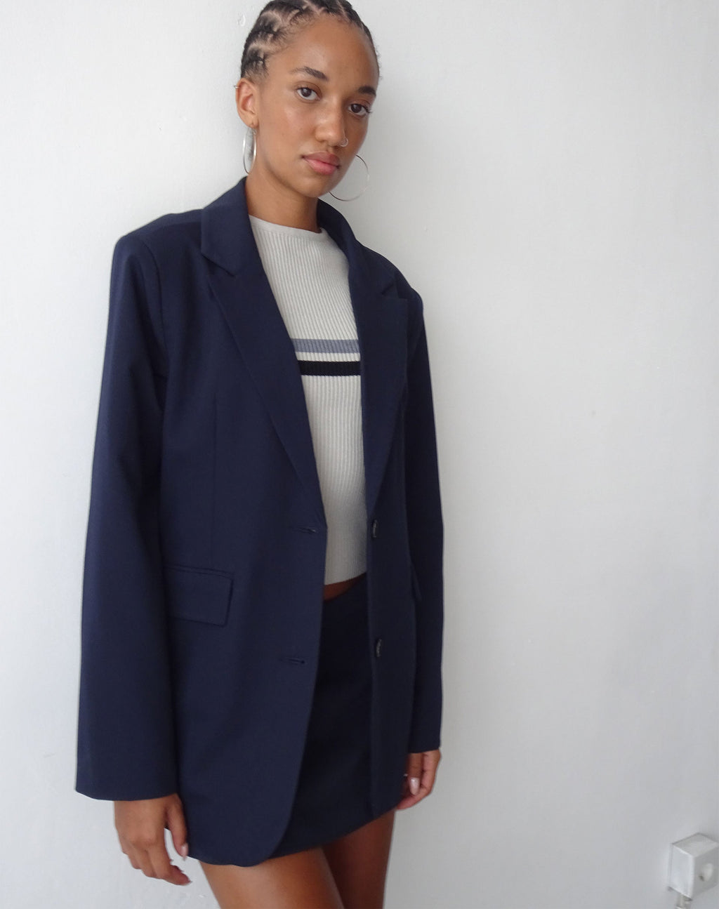 Maiwa Blazer in Getailleerde Marine