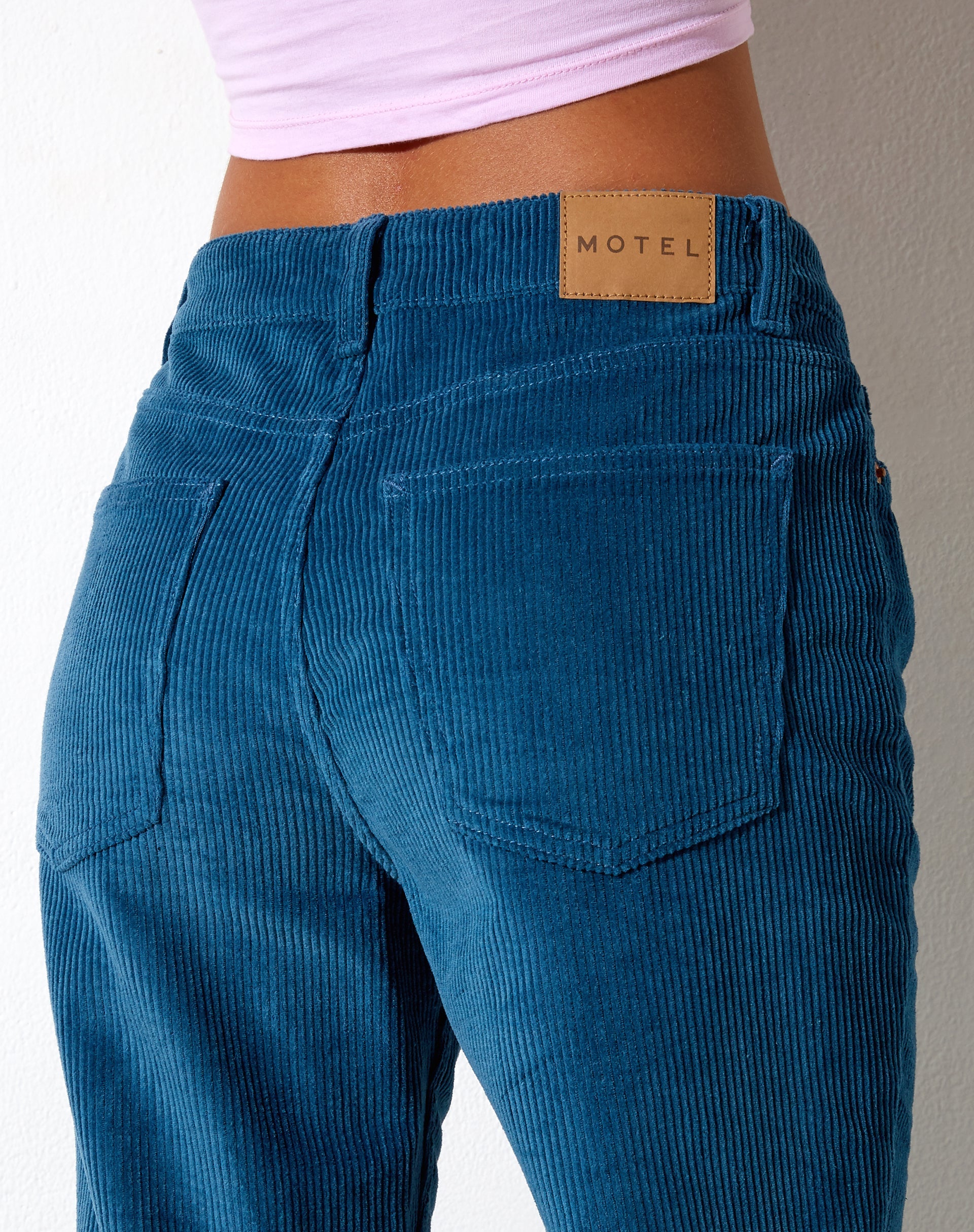 Afbeelding van Bootleg Jeans in Koordblauw
