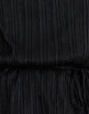 Chiffon Plisse Zwart met Voering
