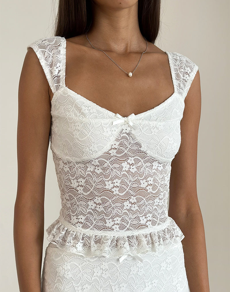 Brietta Cami Top in Kant Ivoor