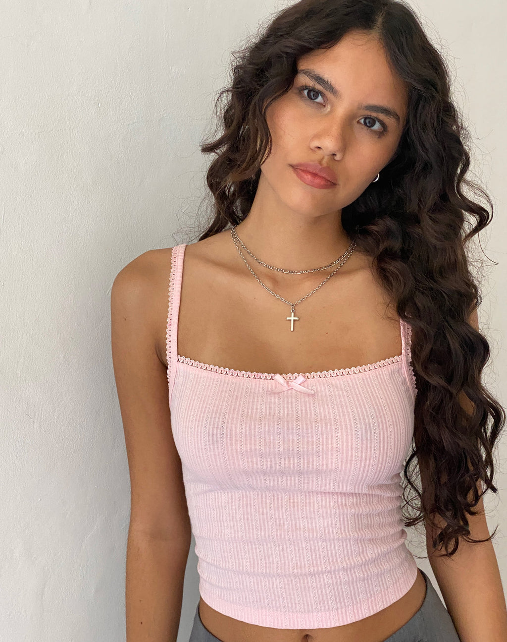 Brynn Cami Top in Roze