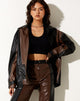 Afbeelding van Bugi Jacket in PU Bittere Chocolade