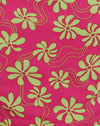 90s Strandachtige Bloemen Warm Roze