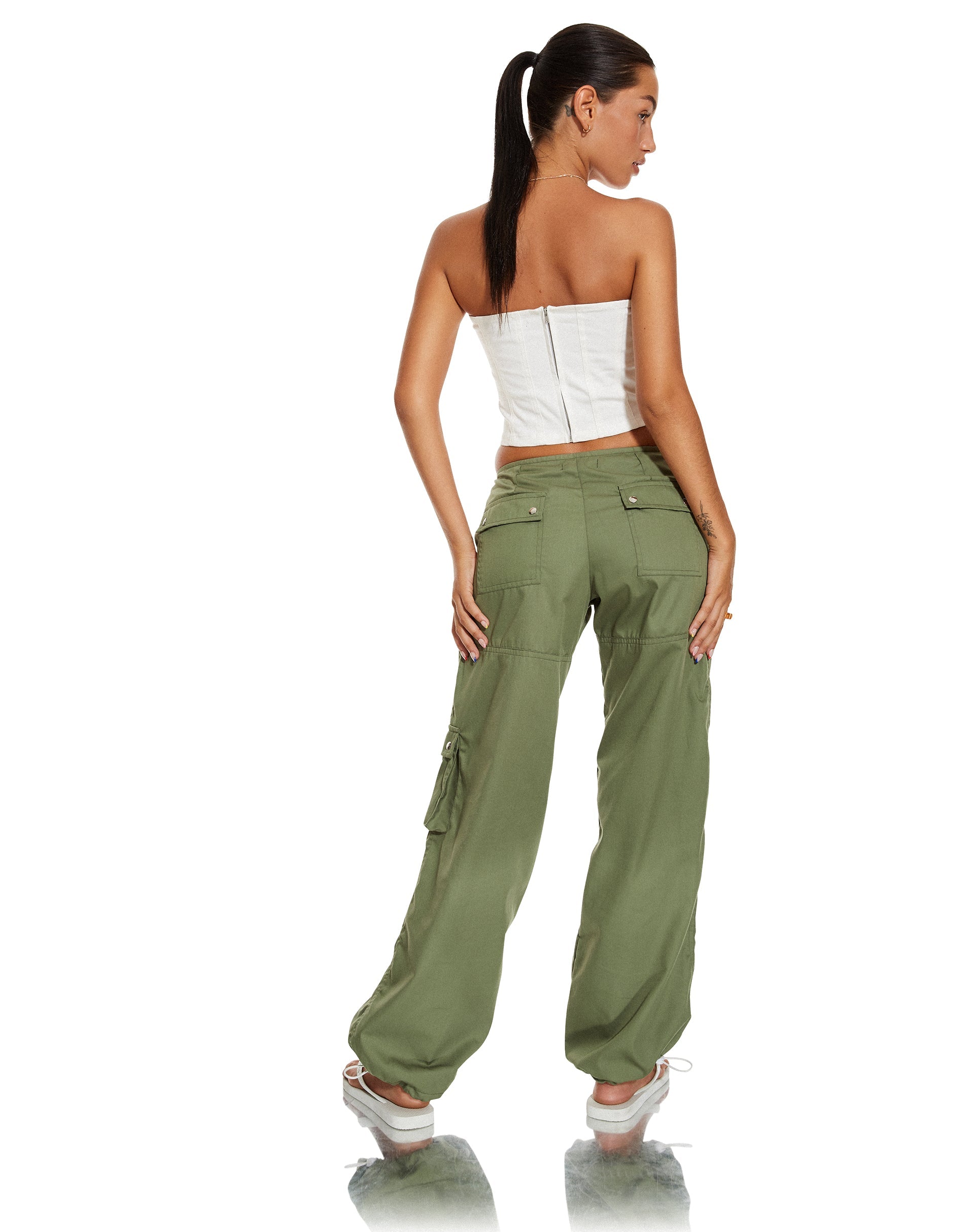 Afbeelding van Xander Cargo Broek in Cotton Drill Olive