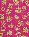  90s Strandachtige Bloemen Warm Roze