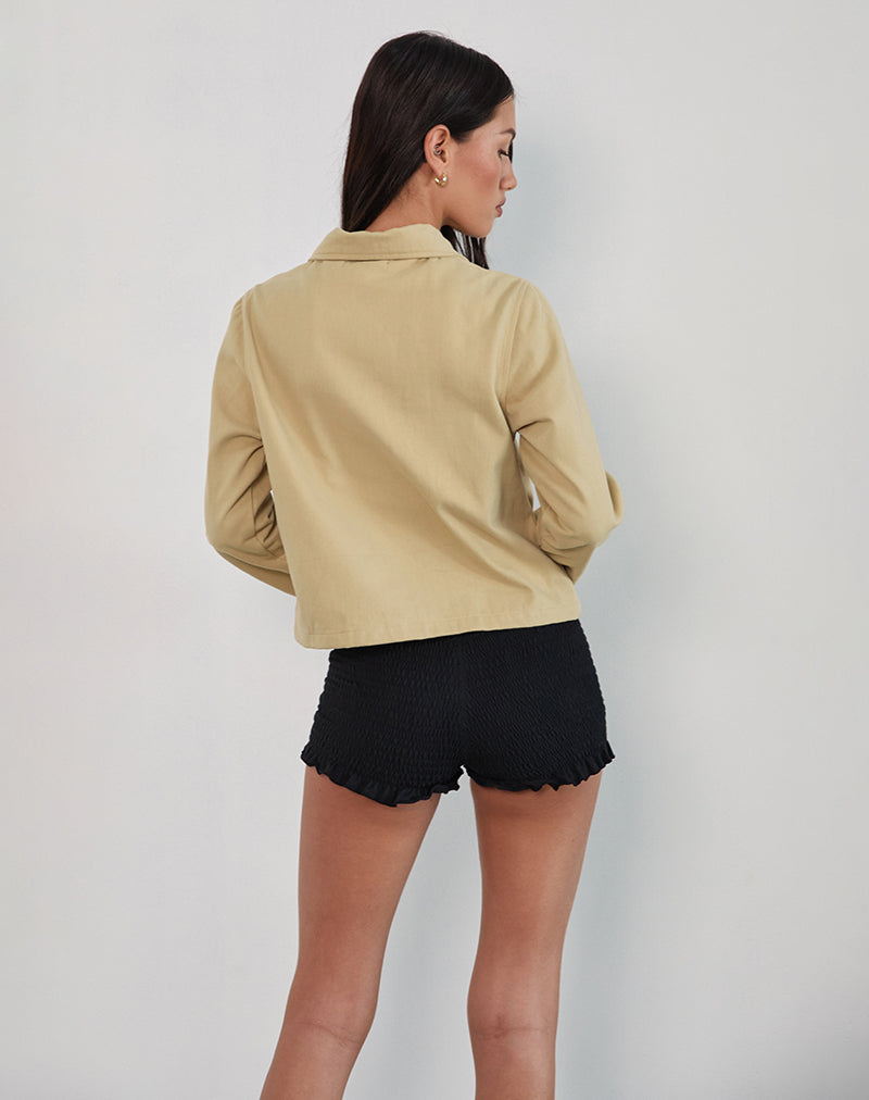 Afbeelding van Calva Boxy Jas in Tan