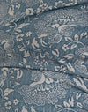 Blauw ornamentprint lycra