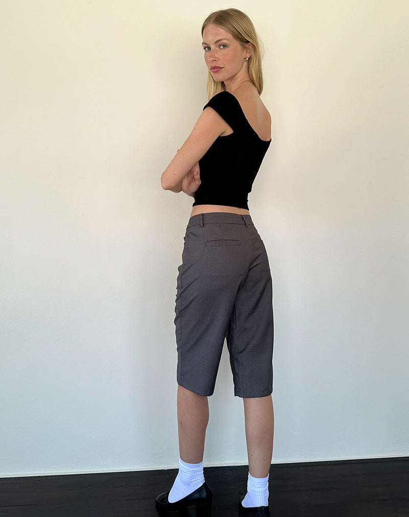 Afbeelding van Cania Corset Top in zwart lycra