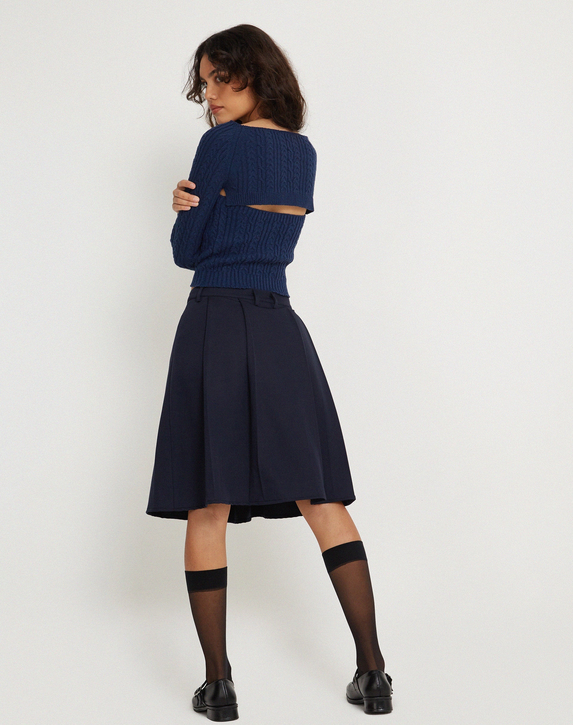 Afbeelding van Canita Arinah Top met lange mouwen in marineblauw