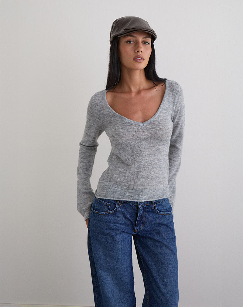 Afbeelding van Platte Pet in PU Donkerbruin