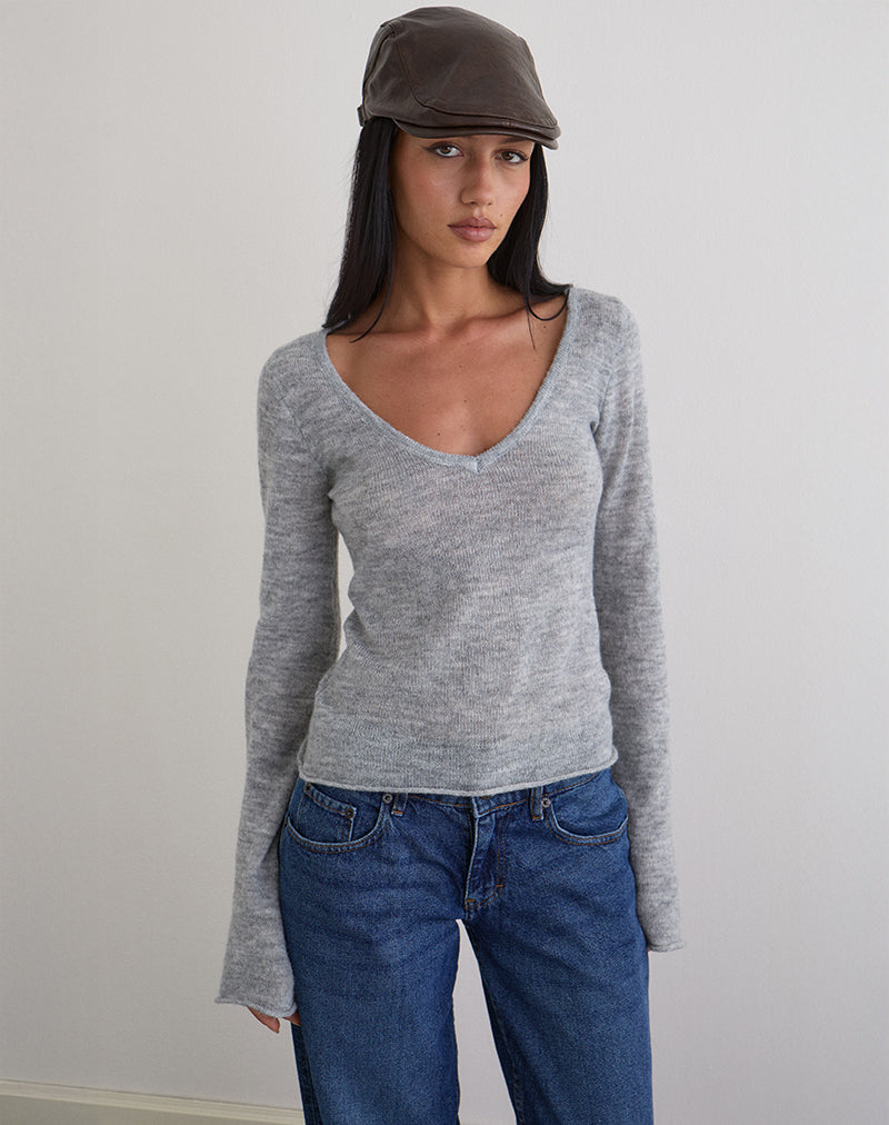 Afbeelding van Platte Pet in PU Donkerbruin