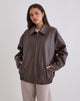 Afbeelding van Cavita Jacket in PU Bittere Chocolade