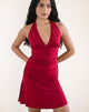 Afbeelding van Carey Mini Dress in Lycra Slinky Red