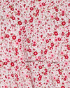 blauw rood ditsy bloem