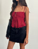 Afbeelding van Carmina Cami Top in Mesh Cherry