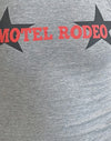 Grijs gemêleerd met Motel Rodeo grafiek