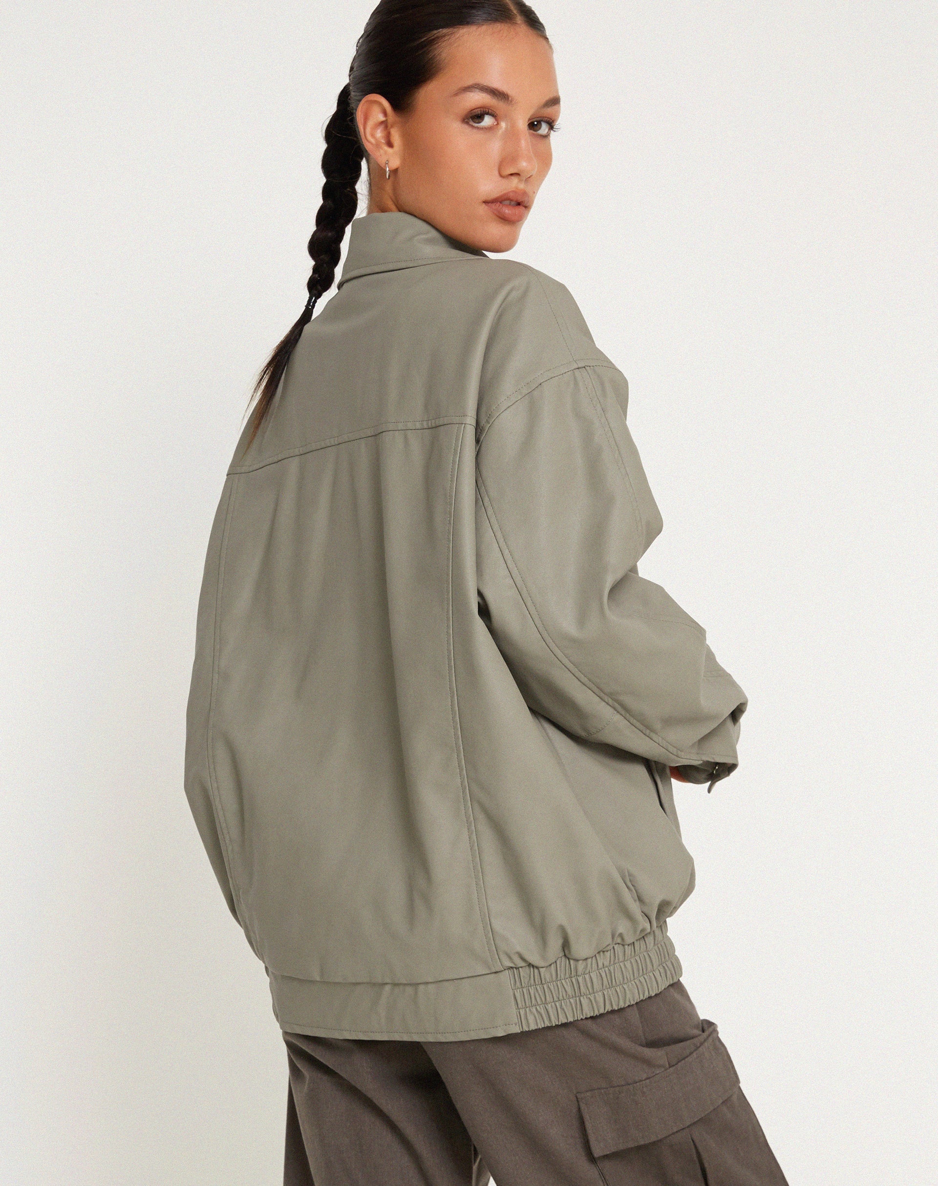 Afbeelding van Cavita Jacket in PU Grey
