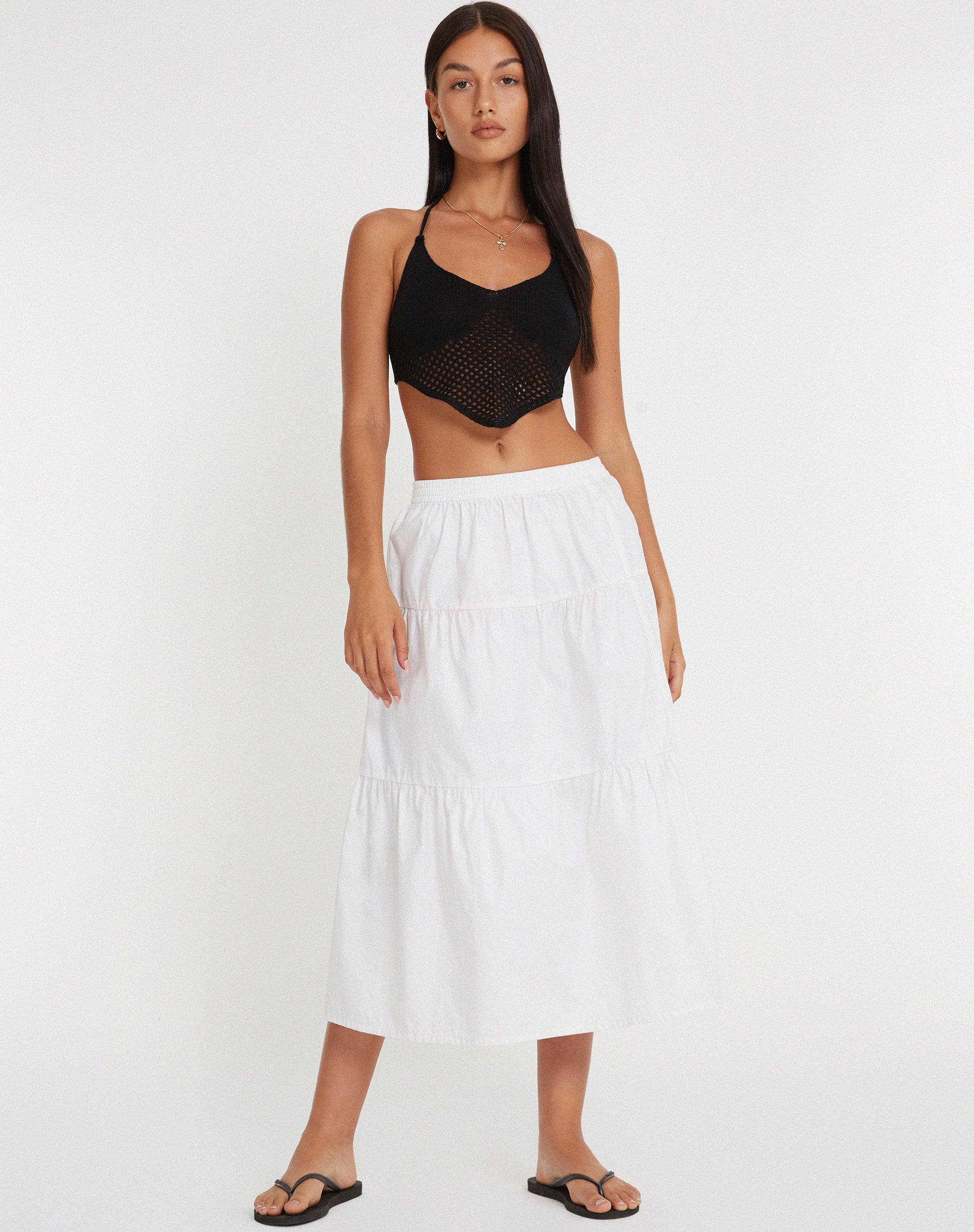afbeelding van Cenova Crop Top in zwart