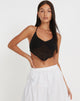 afbeelding van Cenova Crop Top in zwart
