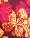 Sketchy Hibiscus Bourgondië