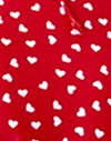 Rood met witte harten