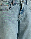 Gewassen blauw groen