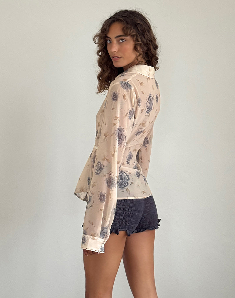 Afbeelding van Christabel Shirt in Wild Rose Blauw