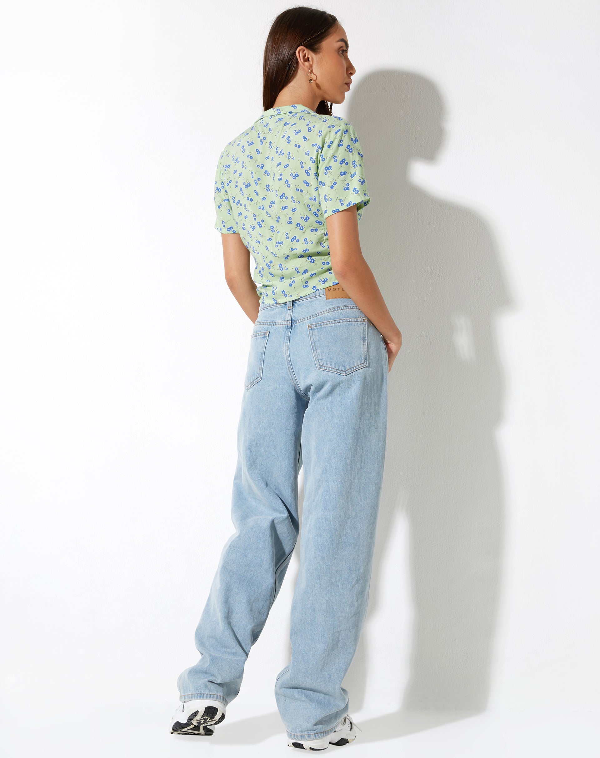 Afbeelding van Chu Top in Lime Floral