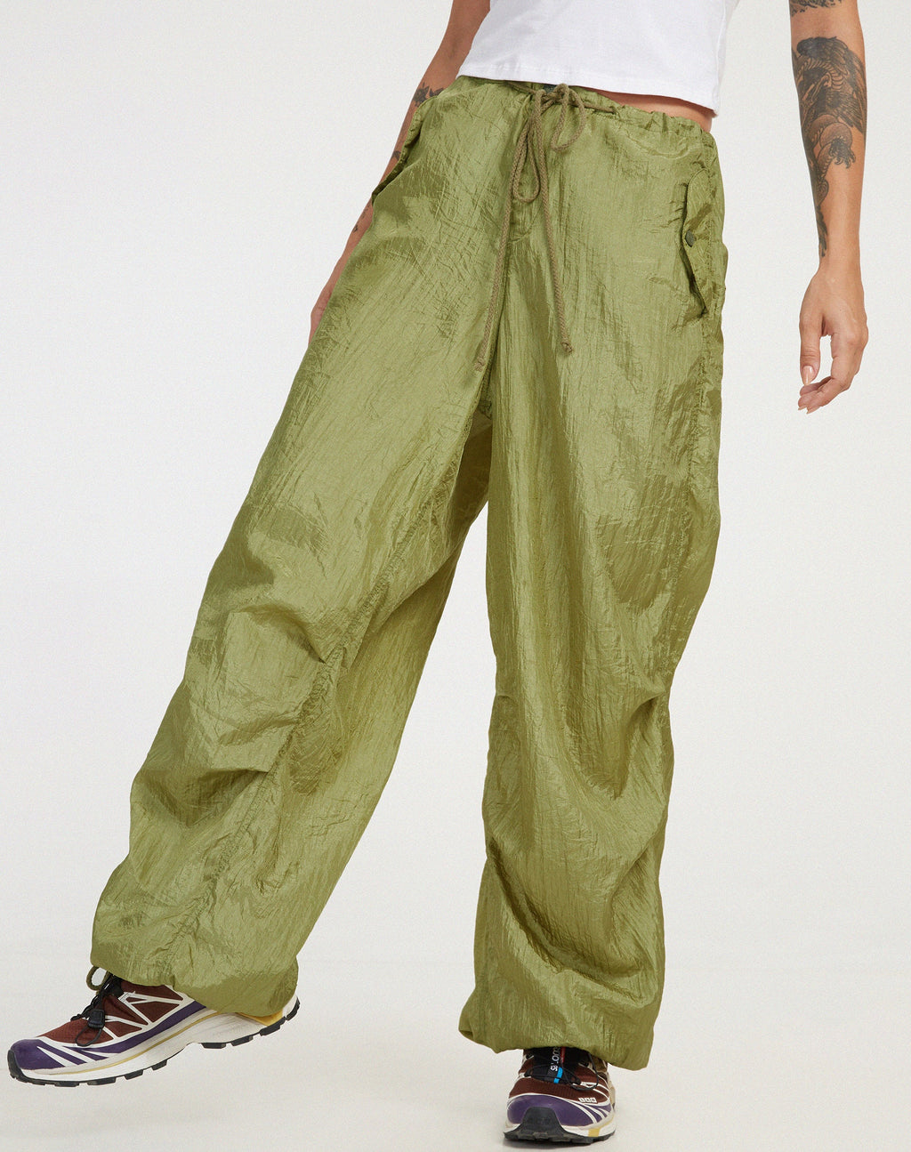 Chute broek in Parachute Pickle