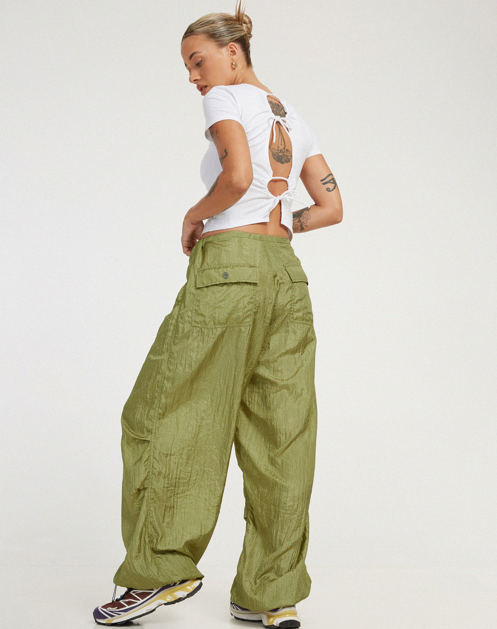 Chute broek in Parachute Pickle
