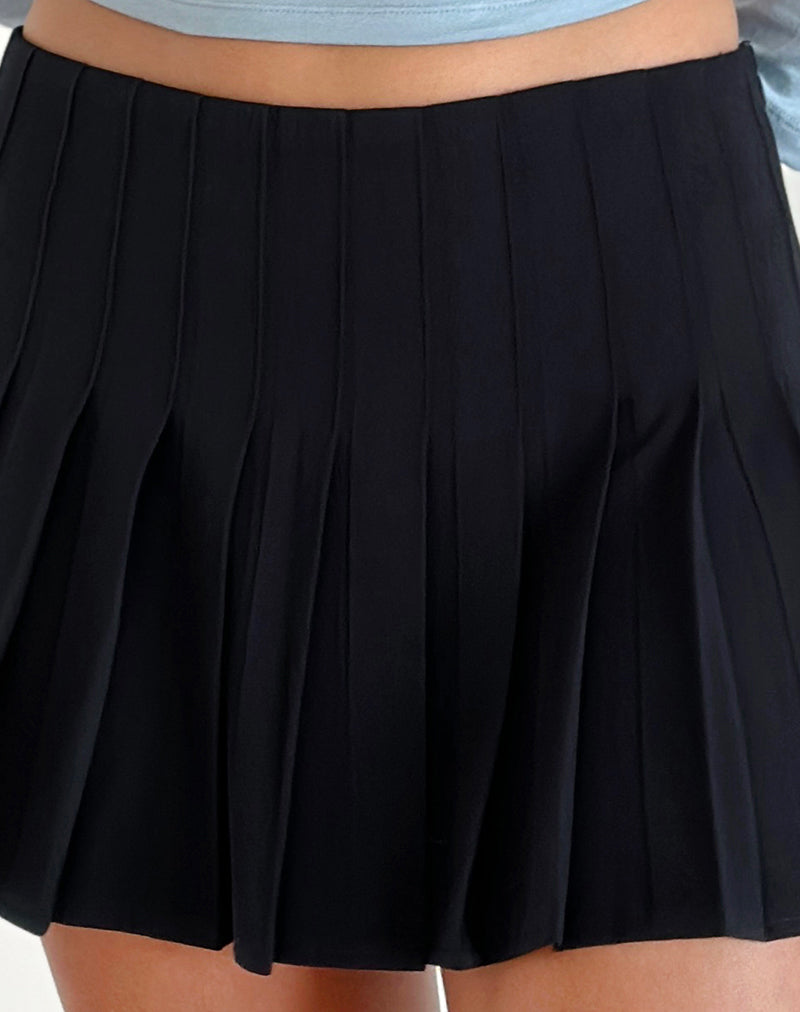 Afbeelding van Cida Kleine Plooi Minirok in Navy