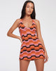 Afbeelding van Coda Slip Dress in Abstract Art Pink