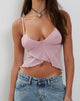 Afbeelding van Cojira Mesh Vlinder Top in Baby Roze