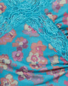 Contrast bloemen blauw