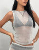 Afbeelding van Cosima Tanktop in Zilver Ketting