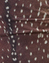 Mesh Hertenprint Bruin