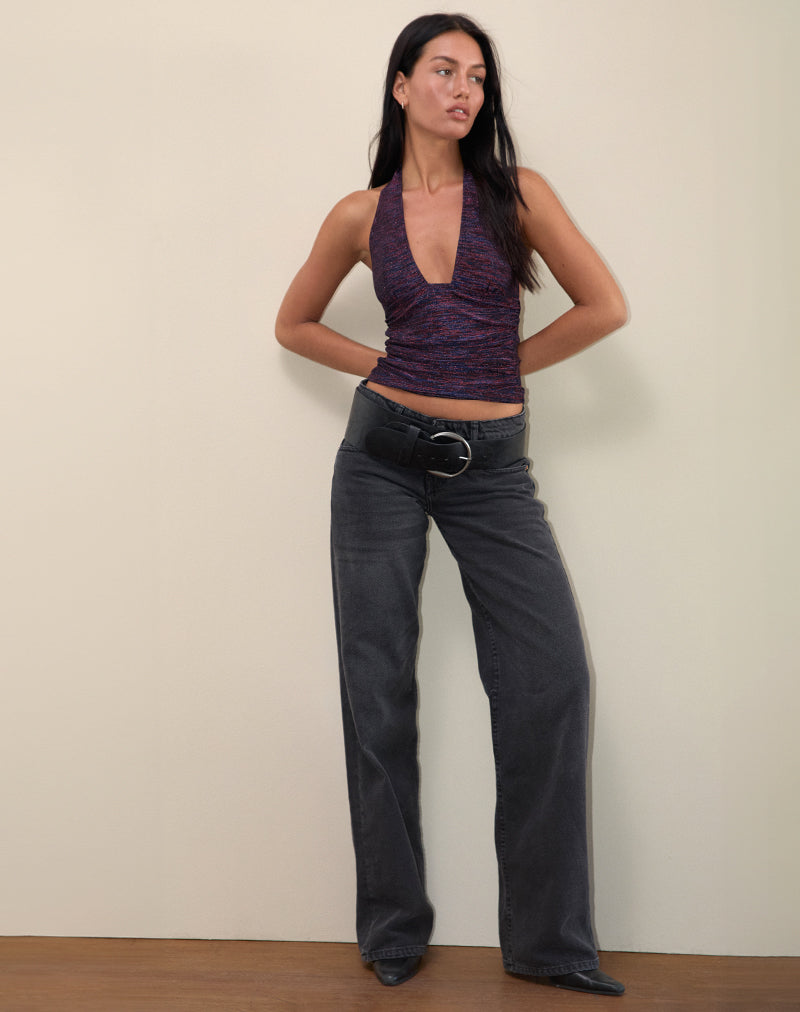 Afbeelding van Cosimo Halter Hals Top in Multicolour