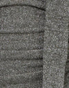Gebreide glitter Khaki