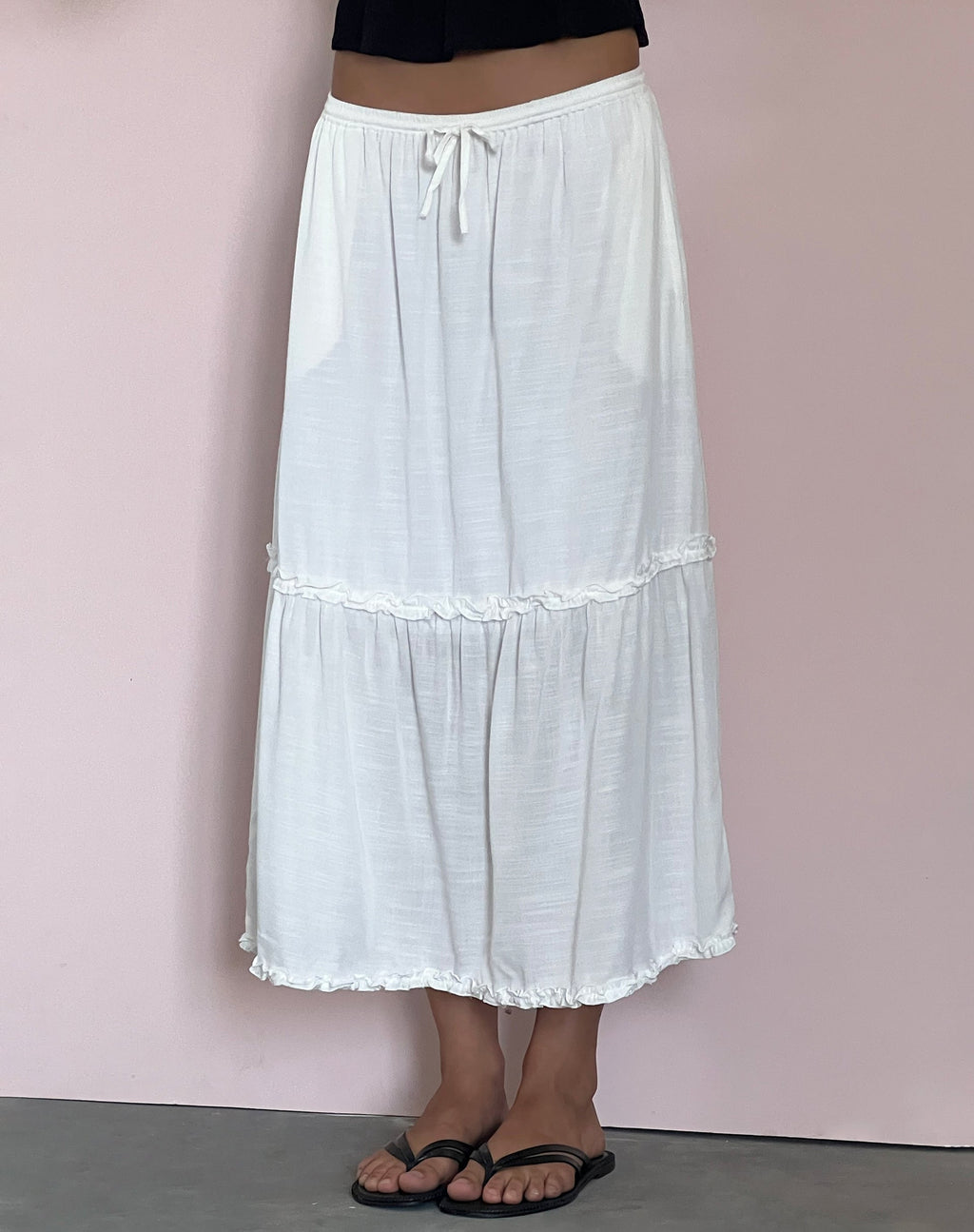 Iyana Midi rok in Off White
