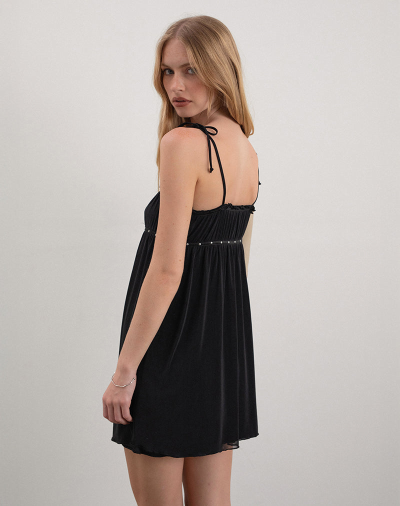 Afbeelding van Damiera Mini Dress in Zwart
