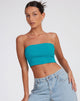 Afbeelding van Danela Bandeau Top in Getailleerd azuurblauw