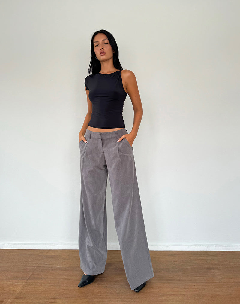Afbeelding van Dannas Asymmetrische Top in Zwart