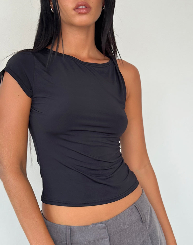 Afbeelding van Dannas Asymmetrische Top in Zwart