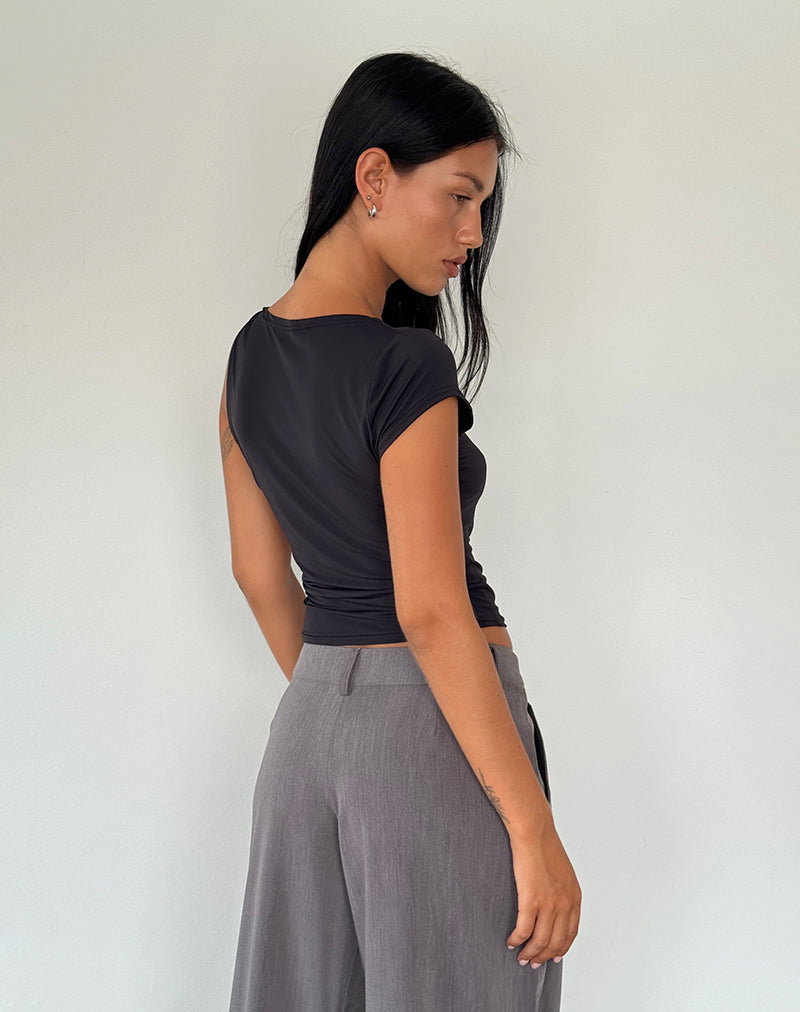 Afbeelding van Dannas Asymmetrische Top in Zwart