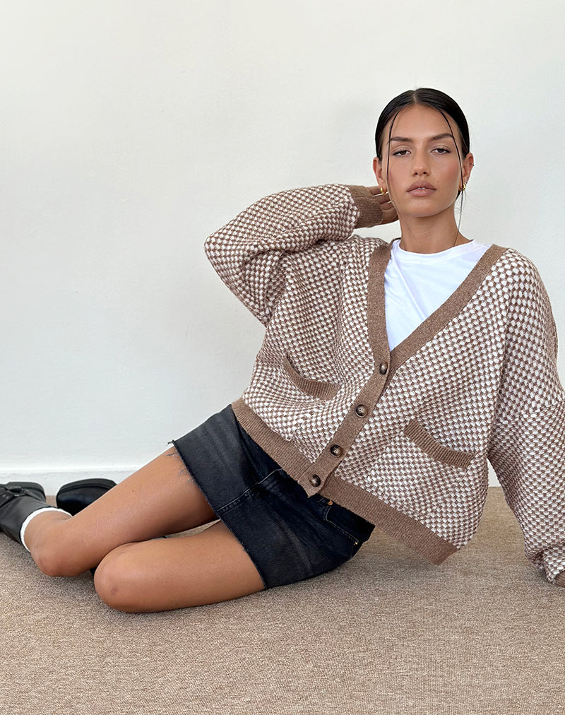 Danov Vest in Bruin Gingham