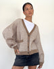 Afbeelding van Danov Vest in Bruin Gingham